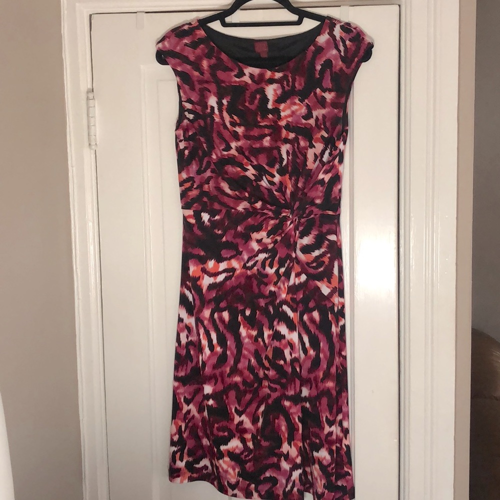 Abstract Animal Print Dress